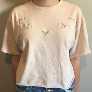 Brandy Melville flower crop top